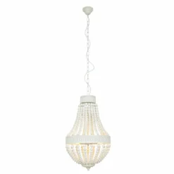 Lampes En Bois-Luminaires Steinhauer Suspension Steinhauer Ella Blanc, 3 lumières