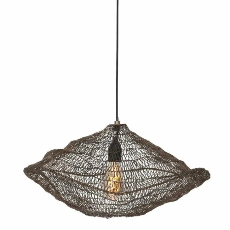 Style Boho-Chic-Luminaires Steinhauer Suspension Steinhauer Feuilleter Bronze, 1 lumière