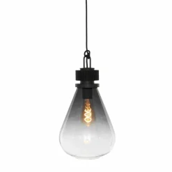 Suspension Verre Fumé-Luminaires Steinhauer Suspension Steinhauer Flere Gris, Noir, 1 lumière