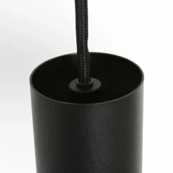 Lampes Dorées-Luminaires Steinhauer Suspension Steinhauer Flinter Noir, 1 lumière