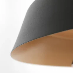 Lampes Dorées-Luminaires Steinhauer Suspension Steinhauer Flinter Noir, 1 lumière