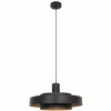 Lampes Dorées-Luminaires Steinhauer Suspension Steinhauer Flinter Noir, 1 lumière