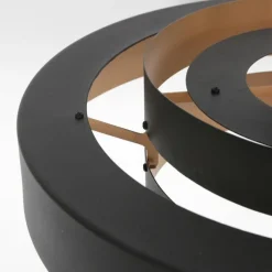 Lampes Dorées-Luminaires Steinhauer Suspension Steinhauer Flinter Noir, 1 lumière