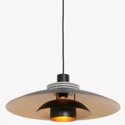 Lampes Dorées-Luminaires Steinhauer Suspension Steinhauer Flinter Noir, 1 lumière