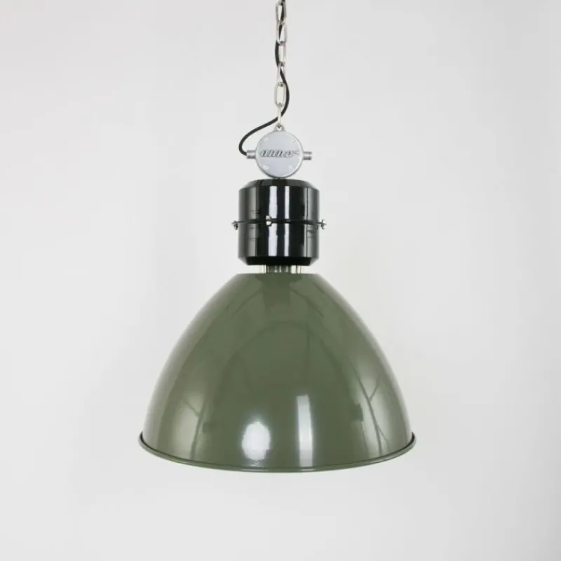 Lampes Industrielles-Luminaires Steinhauer Suspension Steinhauer Frisk Vert, 1 lumière