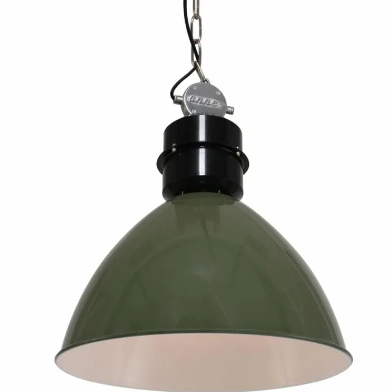Lampes Industrielles-Luminaires Steinhauer Suspension Steinhauer Frisk Vert, 1 lumière