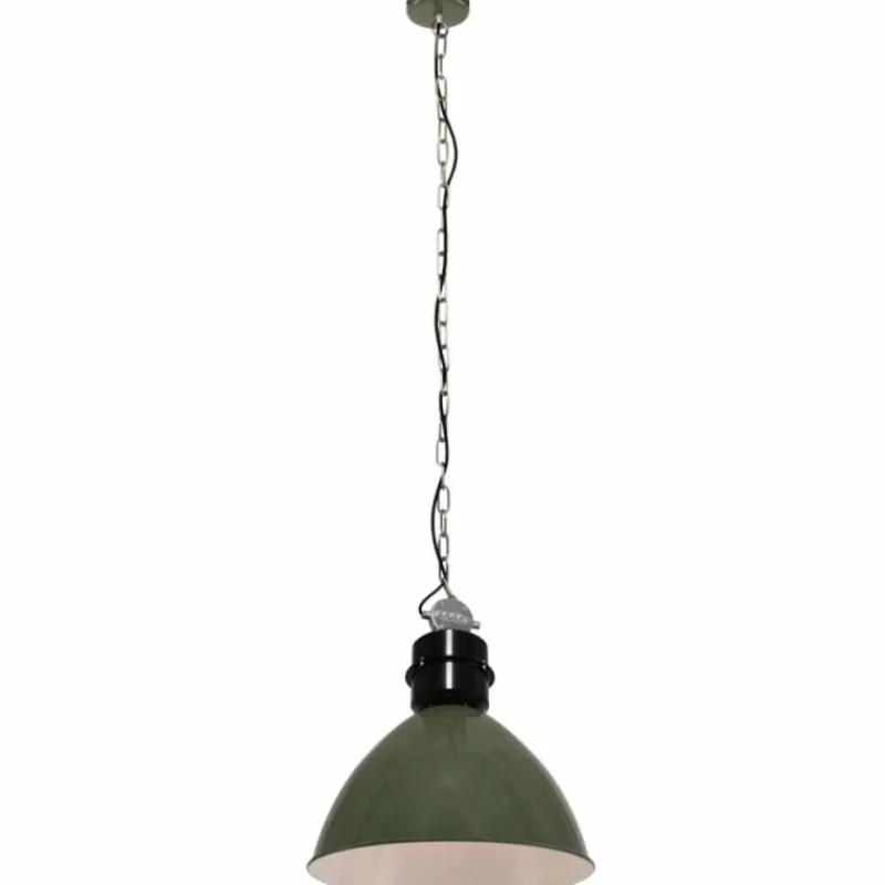 Lampes Industrielles-Luminaires Steinhauer Suspension Steinhauer Frisk Vert, 1 lumière