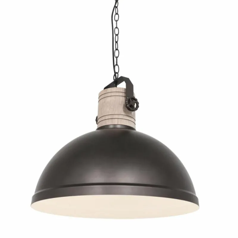 Lampes Industrielles-Luminaires Steinhauer Suspension Steinhauer Gearwood Anthracite, 1 lumière