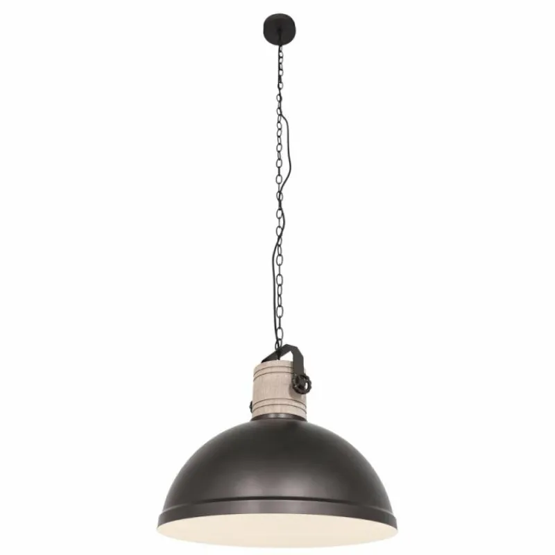 Lampes Industrielles-Luminaires Steinhauer Suspension Steinhauer Gearwood Anthracite, 1 lumière