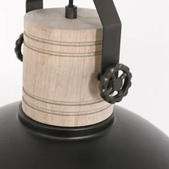 Lampes Industrielles-Luminaires Steinhauer Suspension Steinhauer Gearwood Anthracite, 1 lumière