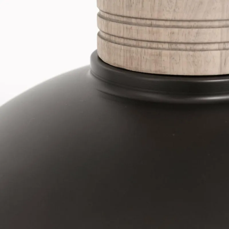 Lampes Industrielles-Luminaires Steinhauer Suspension Steinhauer Gearwood Anthracite, 1 lumière