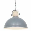Lampes Industrielles-Luminaires Steinhauer Suspension Steinhauer Gearwood Gris, 1 lumière