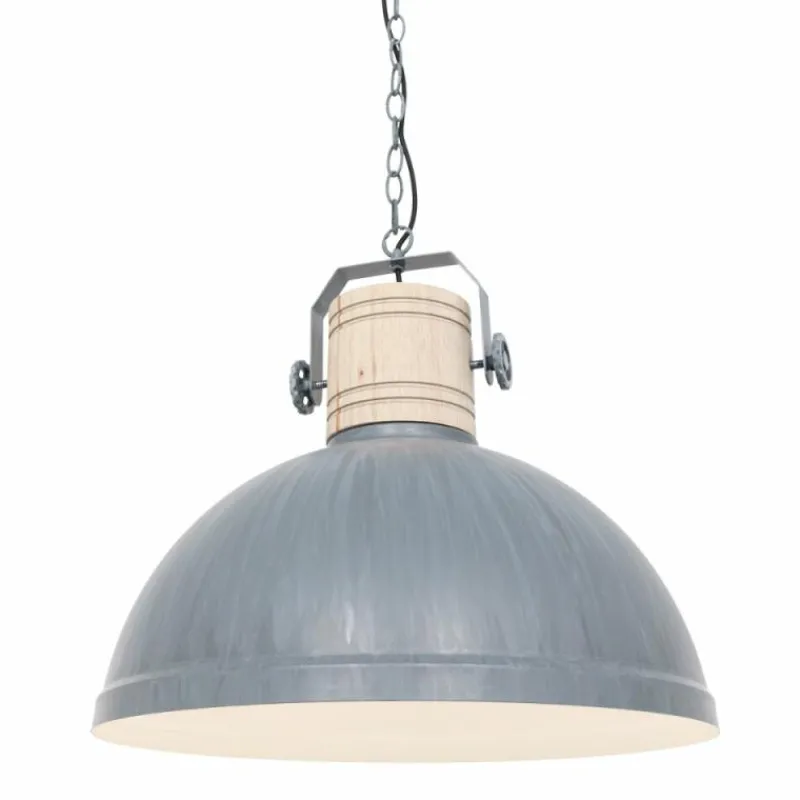 Lampes Industrielles-Luminaires Steinhauer Suspension Steinhauer Gearwood Gris, 1 lumière