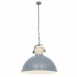 Lampes Industrielles-Luminaires Steinhauer Suspension Steinhauer Gearwood Gris, 1 lumière