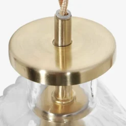 Luminaires Steinhauer Suspension Steinhauer Grazioglass Laiton, 1 lumière