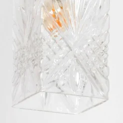 Luminaires Steinhauer Suspension Steinhauer Grazioglass Laiton, 1 lumière