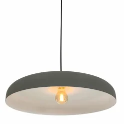 Lampes Industrielles-Luminaires Steinhauer Suspension Steinhauer Krisip Gris, Blanc, 1 lumière