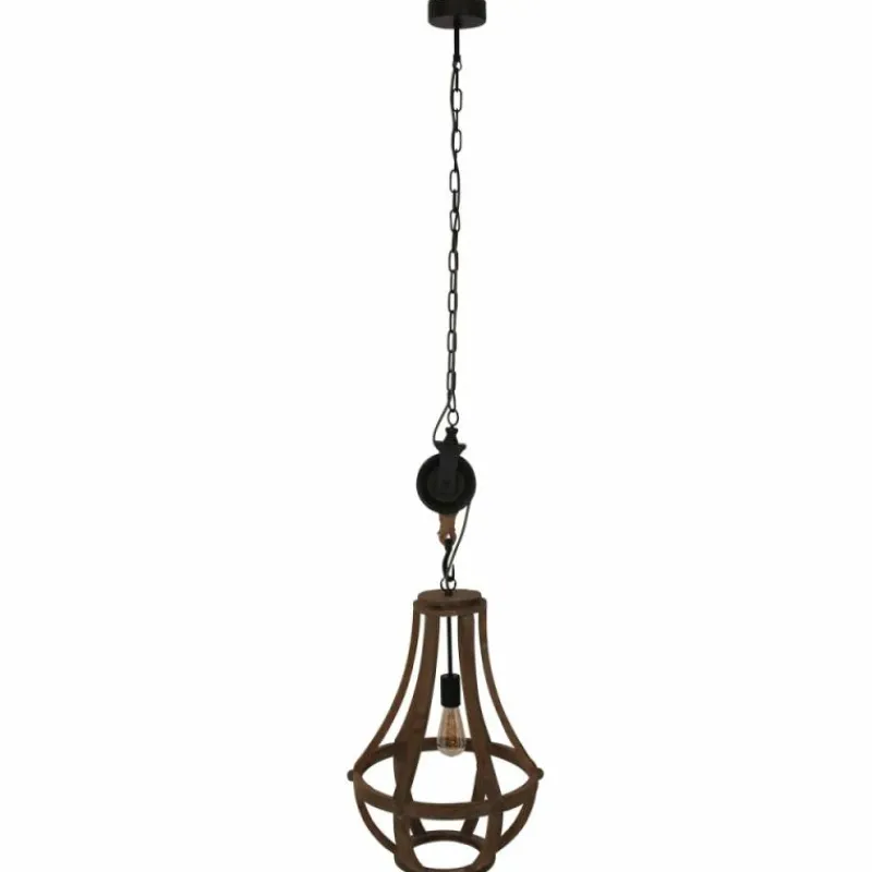 Lampes En Bois-Luminaires Steinhauer Suspension Steinhauer liberty bell Brun, 1 lumière