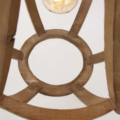 Lampes En Bois-Luminaires Steinhauer Suspension Steinhauer liberty bell Brun, 1 lumière