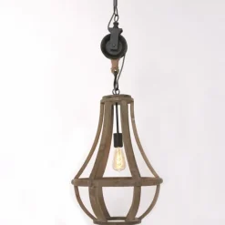 Lampes En Bois-Luminaires Steinhauer Suspension Steinhauer liberty bell Brun, 1 lumière