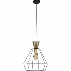 Lampes Dorées-Luminaires Steinhauer Suspension Steinhauer Lillehammer Noir, 1 lumière
