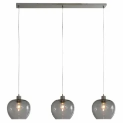 Luminaires Steinhauer Suspension Steinhauer Lotus Acier inoxydable, 1 lumière