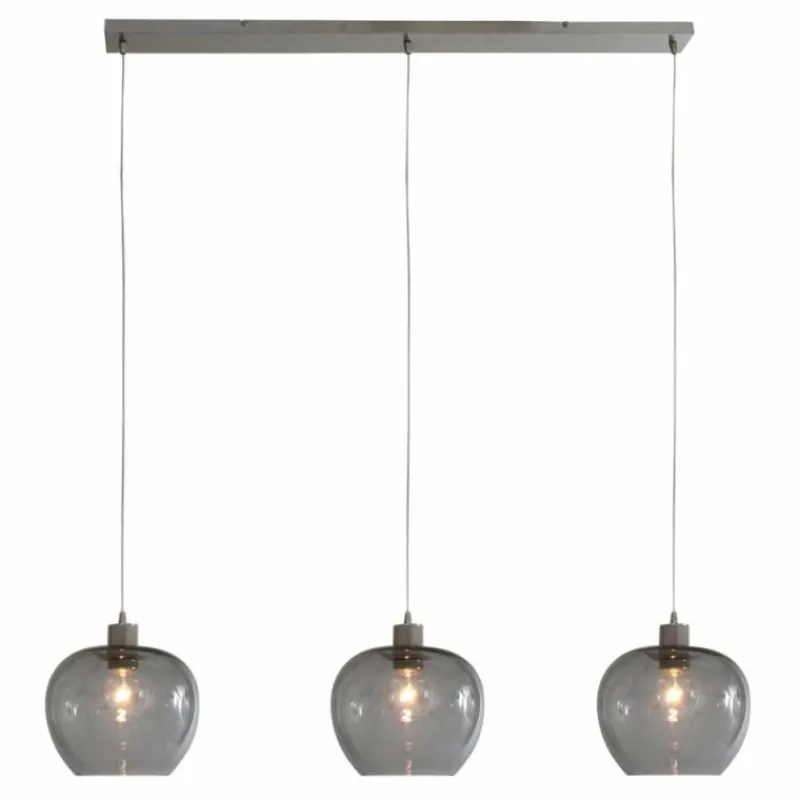 Luminaires Steinhauer Suspension Steinhauer Lotus Acier inoxydable, 1 lumière