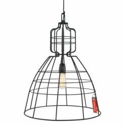 Lampes Industrielles-Luminaires Steinhauer Suspension Steinhauer Mark III Noir, 1 lumière