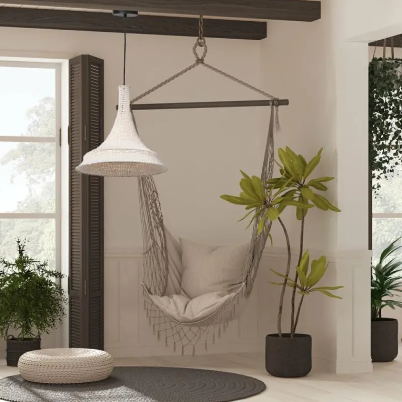 Lampes En Tissu-Luminaires Steinhauer Suspension Steinhauer Marrakesch Noir, 1 lumière