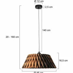 Lampes Vintages & Rétros-Luminaires Steinhauer Suspension Steinhauer Maze Noir, 1 lumière