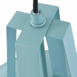 Lampes Industrielles-Luminaires Steinhauer Suspension Steinhauer Mexlite Bleu, 1 lumière