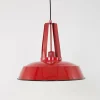 Lampes Industrielles-Luminaires Steinhauer Suspension Steinhauer Mexlite Rouge, 1 lumière