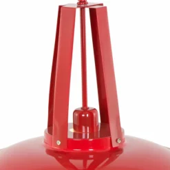 Lampes Industrielles-Luminaires Steinhauer Suspension Steinhauer Mexlite Rouge, 1 lumière