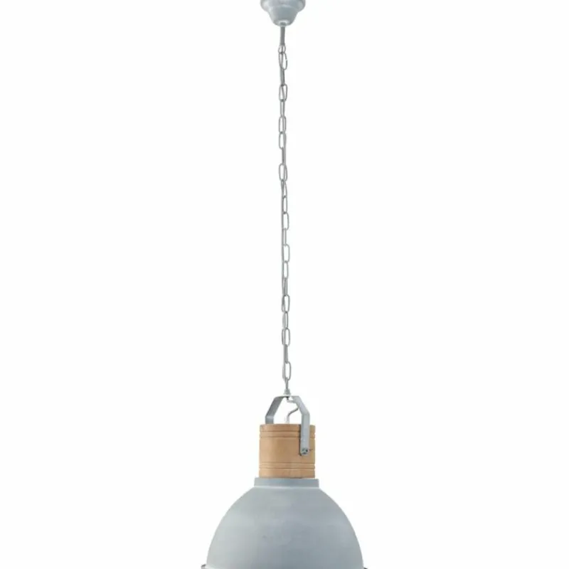 Lampes Industrielles-Luminaires Steinhauer Suspension Steinhauer Mexlite Gris, 1 lumière
