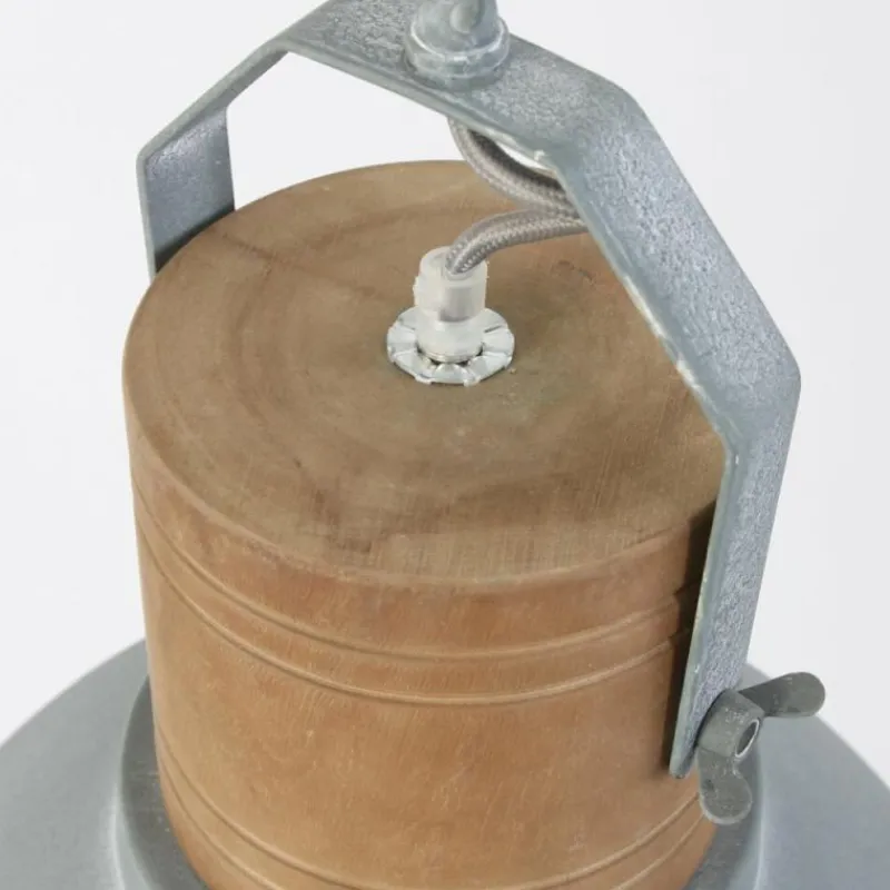 Lampes Industrielles-Luminaires Steinhauer Suspension Steinhauer Mexlite Gris, 1 lumière