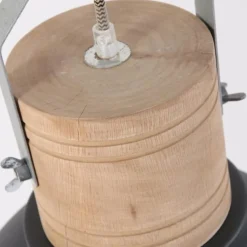 Lampes Industrielles-Luminaires Steinhauer Suspension Steinhauer Mexlite Noir, 1 lumière