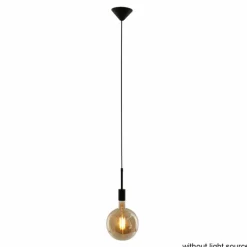 Lampes Industrielles-Luminaires Steinhauer Suspension Steinhauer Minimalics Noir, 1 lumière