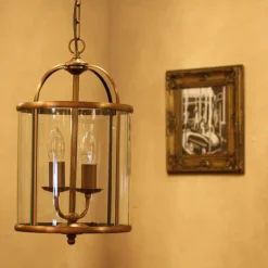 Luminaires Steinhauer Suspension Steinhauer PIMPERNEL Bronze, 2 lumières