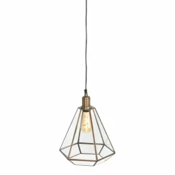 Luminaires Steinhauer Suspension Steinhauer PIMPERNEL Bronze, 1 lumière
