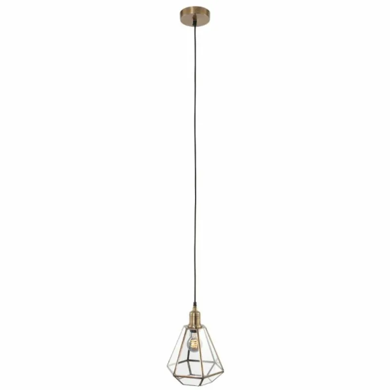 Luminaires Steinhauer Suspension Steinhauer Pimpernel Bronze, 1 lumière