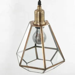 Luminaires Steinhauer Suspension Steinhauer Pimpernel Bronze, 1 lumière