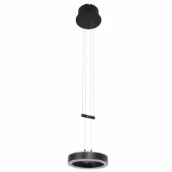 Luminaires Steinhauer Suspension Steinhauer Piola LED Noir, 2 lumières* Éclairage Led