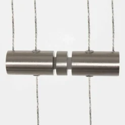 Luminaires Steinhauer Suspension Steinhauer Piola LED Acier brossé, 6 lumières* Éclairage Led