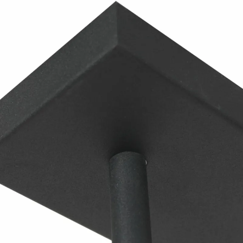 Lampes Industrielles-Luminaires Steinhauer Suspension Steinhauer Racky Noir, 5 lumières