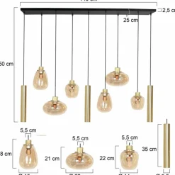 Luminaires Steinhauer Suspension Steinhauer Reflexion LED, 9 lumières* Éclairage Led