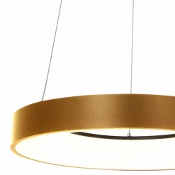 Lampes Dorées-Luminaires Steinhauer Suspension Steinhauer Ringlede Or, Blanc, 1 lumière