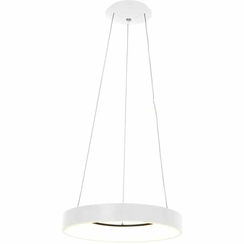 Lampes Industrielles-Luminaires Steinhauer Suspension Steinhauer Ringlede Blanc, 1 lumière