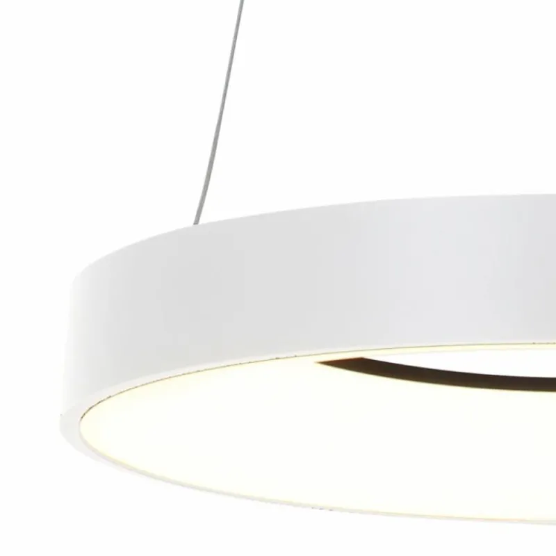Lampes Industrielles-Luminaires Steinhauer Suspension Steinhauer Ringlede Blanc, 1 lumière