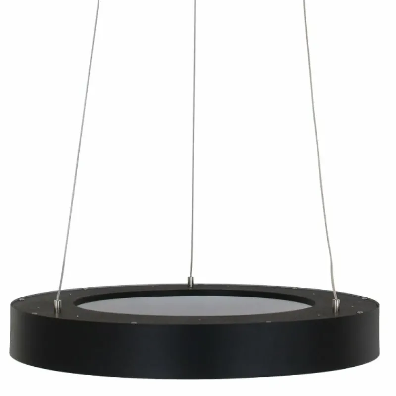 Lampes Industrielles-Luminaires Steinhauer Suspension Steinhauer Ringlede Noir, Blanc, 1 lumière