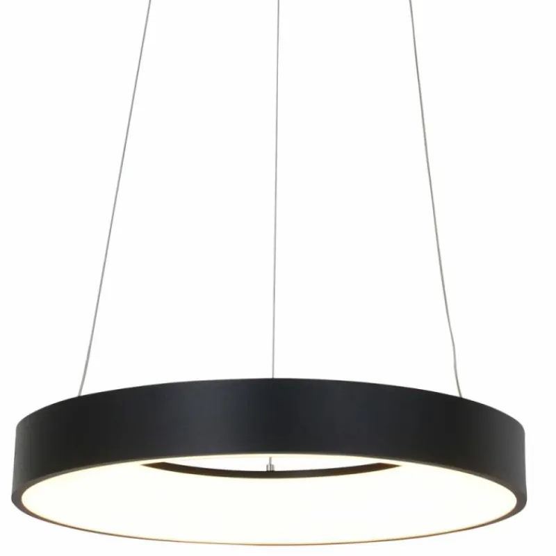 Lampes Industrielles-Luminaires Steinhauer Suspension Steinhauer Ringlede Noir, Blanc, 1 lumière